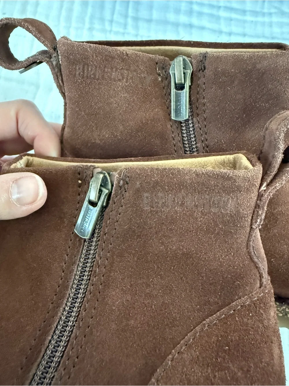 NIB Rare Birkenstock Melrose Suede Leather Booties Size 37 Regular/Wide